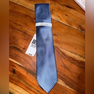 Perry Ellis Periwinkle Pearce plaid tie